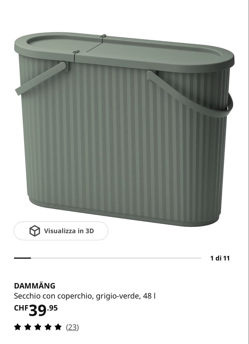 Ikea Recipients et similaires: Ikea Dammäng komplettes set – D'occasion à Laax GR par biancapanini 1