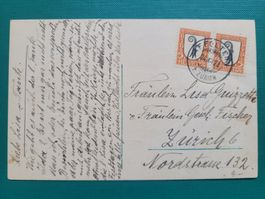 1923 PJ 25 obl. AFFOLTERN ZH 24.XII.23