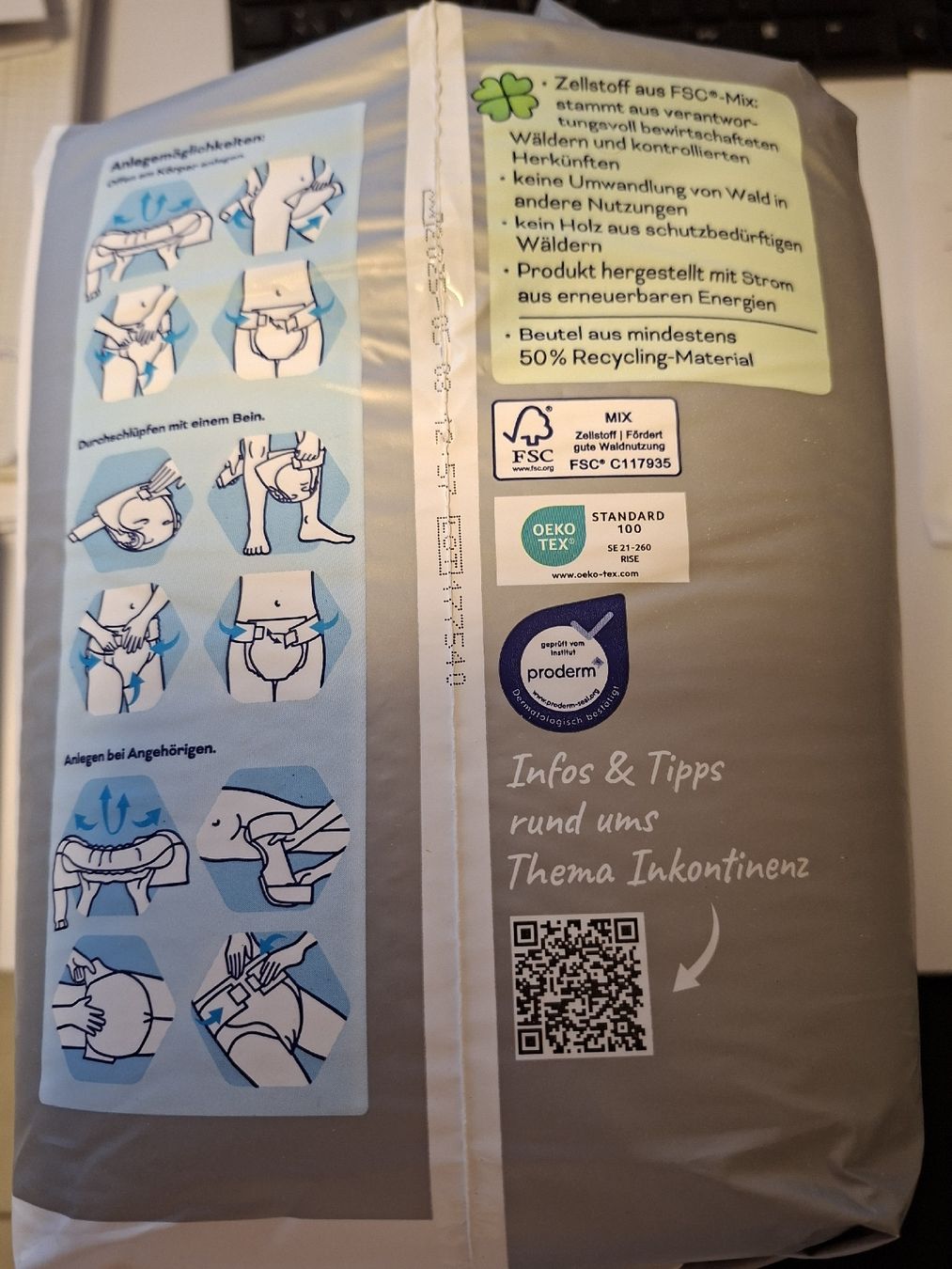 Secchi per pannolini & Pannolini: Jessa Diskret Flex Slip Grösse M – Nuovo e nell'imballaggio originale da Oetwil am See venduto da Barclay64 1
