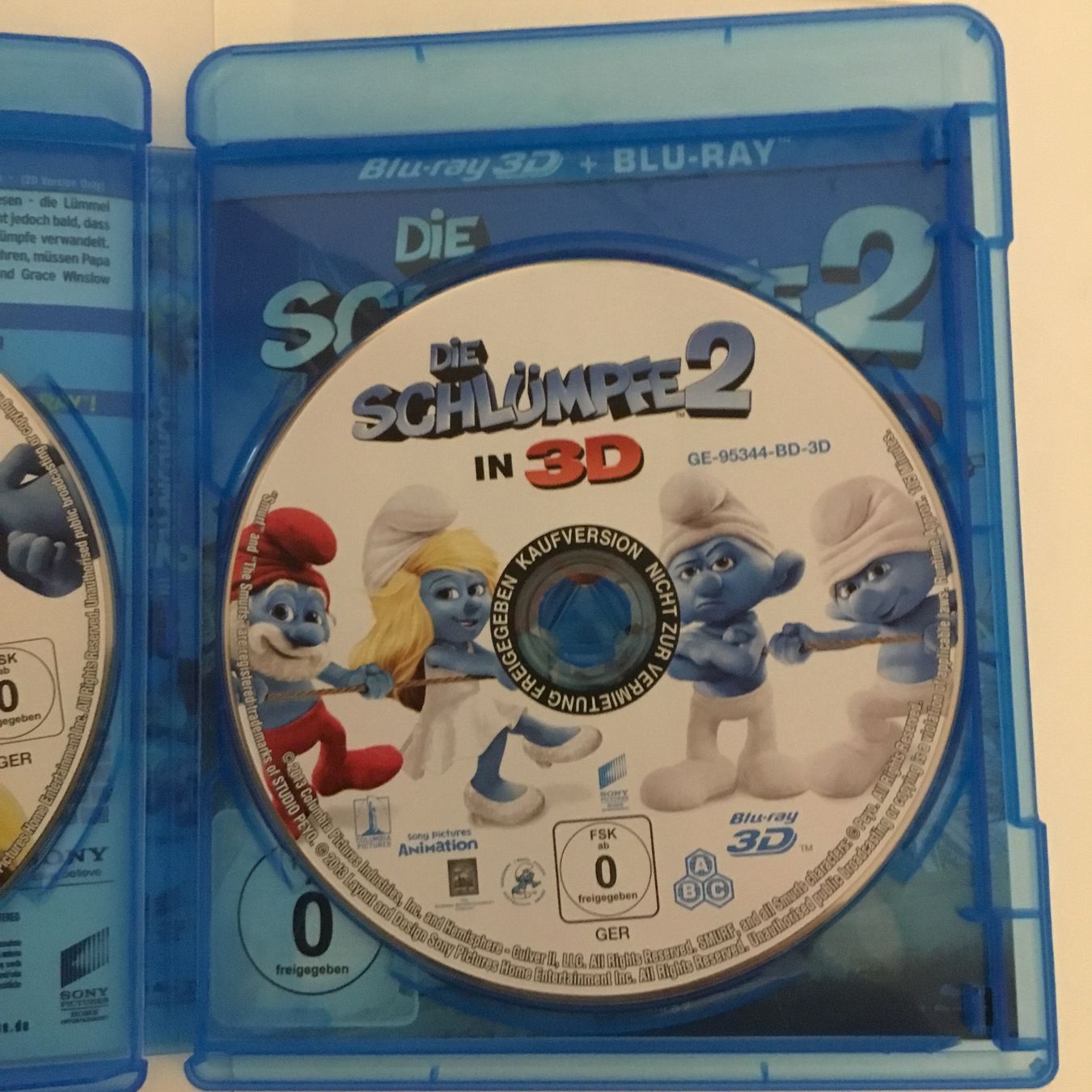 Alle DVDs: Die Schlümpfe 2 - Blu Ray 3D + 2D – Neu (gemäss Beschreibung) aus Blauen von sternchen66 2