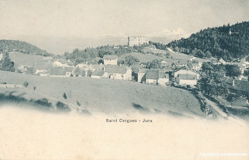 Cartoline postali: Saint Gergues - Jura + c1900 – Usato da Emmenbrücke venduto da teestube