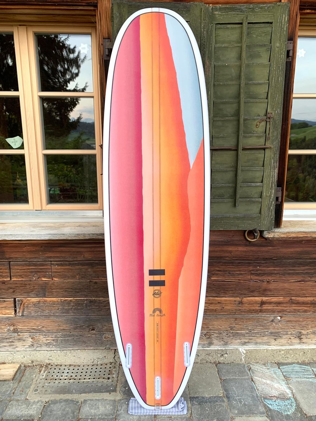 Tavole da surf e di nuoto: Indio Midlength Surfboard 7' Surfbrett India Gold – Usato da Rüegsau venduto da dbl 1