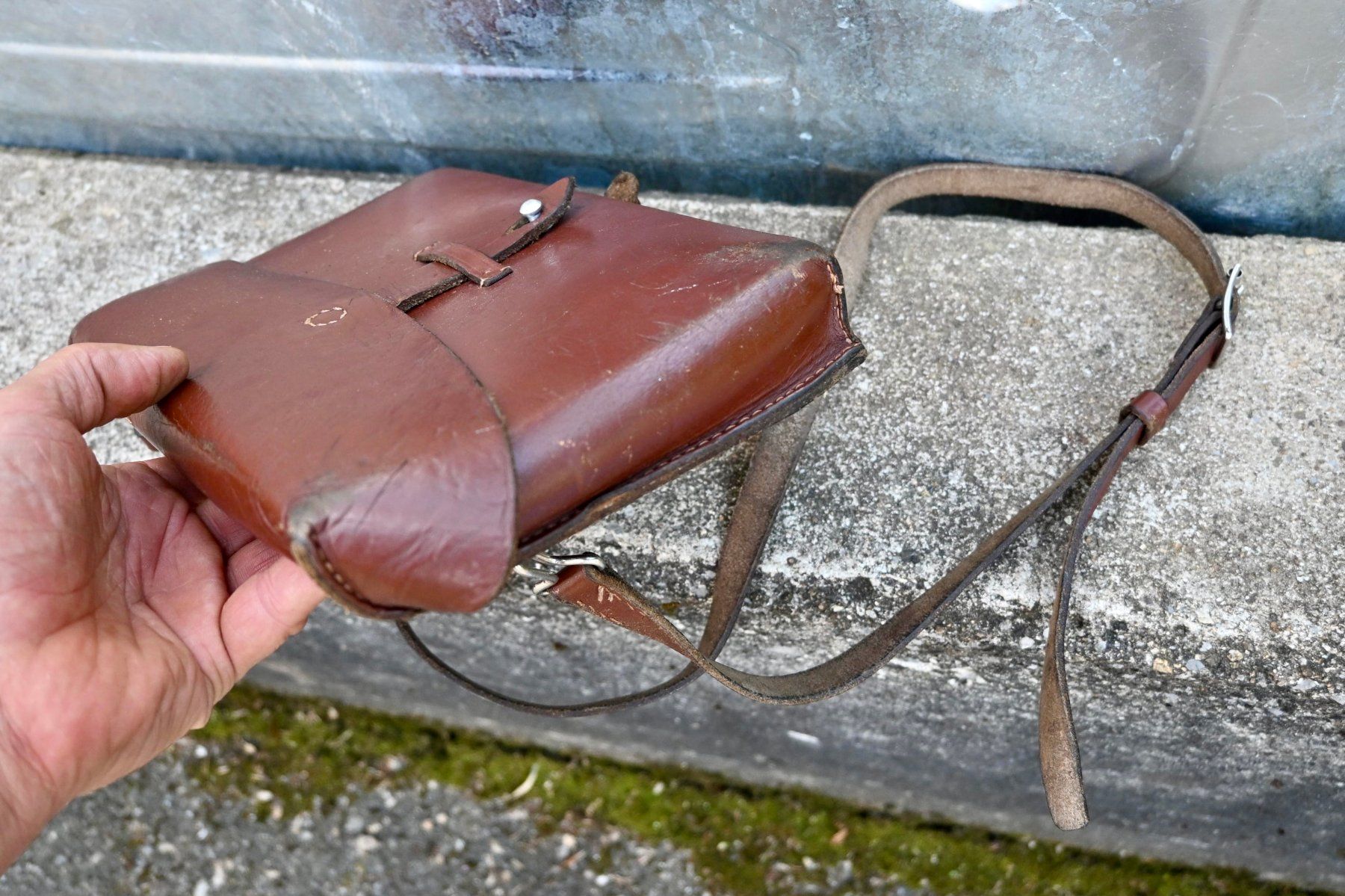 Schweizer Armee Taschen: Leder KARTENTASCHE der Schweizer ARMEE – Gebraucht aus Pfaffhausen von mono_rec 5