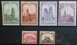 Belgien Kat. 244-249 * 1928 Kat. 50 Euro