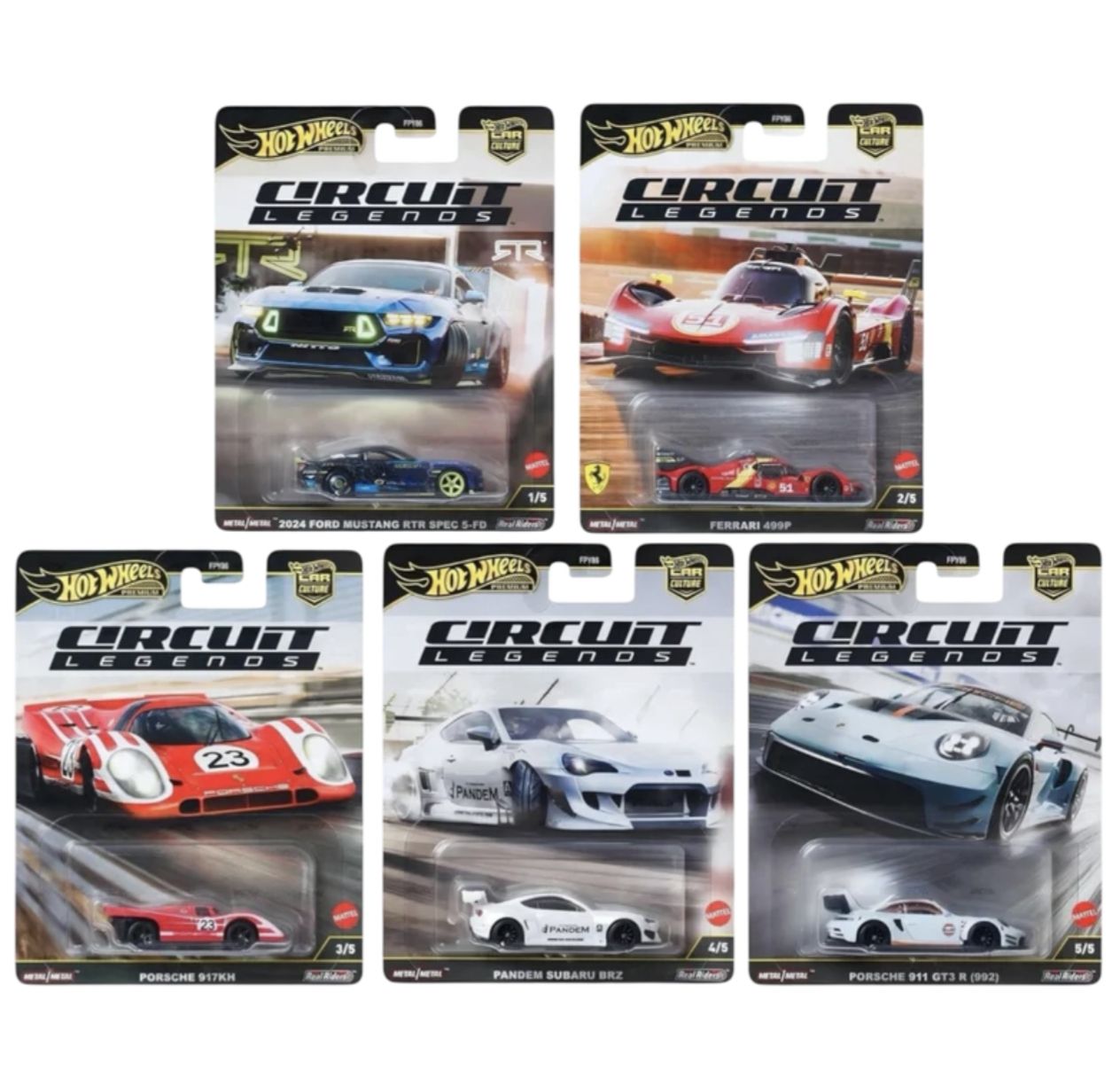 Hot Wheels Modellini d'auto: Hot Wheels Premium - Circuit Legends Set – Nuovo e nell'imballaggio originale da Widnau venduto da tim_y9wz