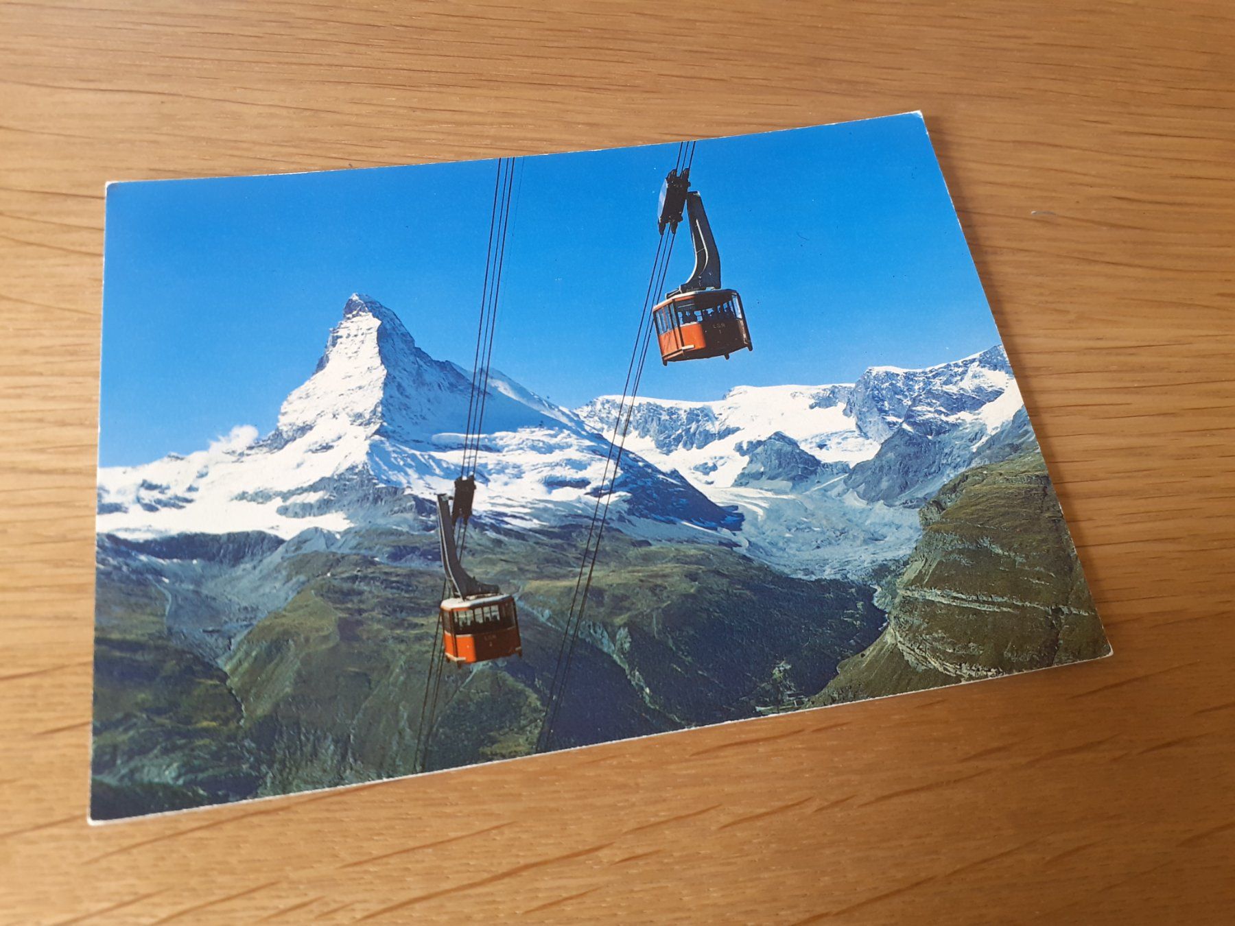 Cartoline postali: ZERMATT - LUFTSEILBAHN ROTHORN - MATTERHORN – Usato da Winterthur venduto da Ornyx7