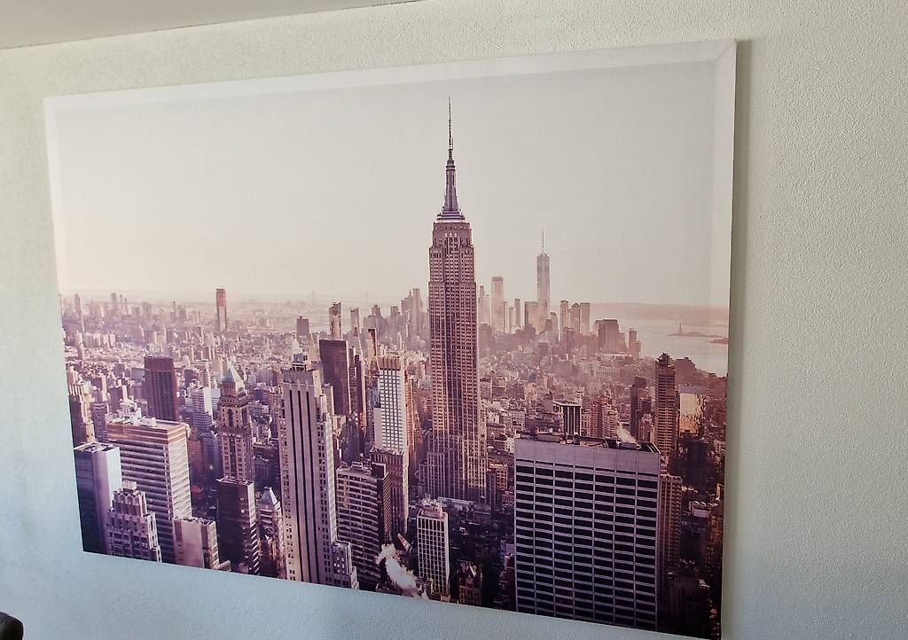 Poster & Bilder: Leinwandbild 160x223 Bilderrahmen Wandbild – Gebraucht aus Hindelbank von Ghost_11 1