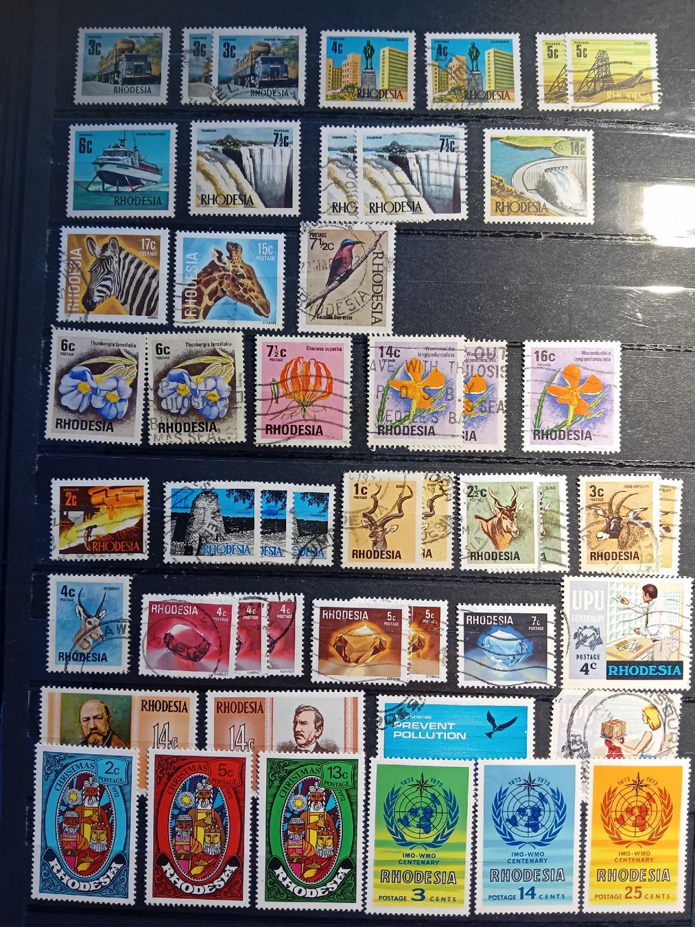 Tous les timbres: Rhodesien – D'occasion à speicherschwendi par stephanshorn10