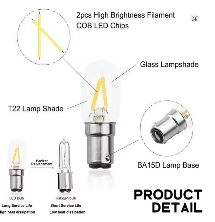 Lampade: LED-Lampe 12 Volt, 2 Watt, Ba15d, warmweiss – Nuovo e nell'imballaggio originale da Wil SG venduto da Pascal_V 1