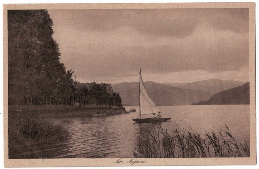 Cartoline postali: Am Aegerisee, gelaufen 1922 – Usato da Frauenfeld venduto da POML