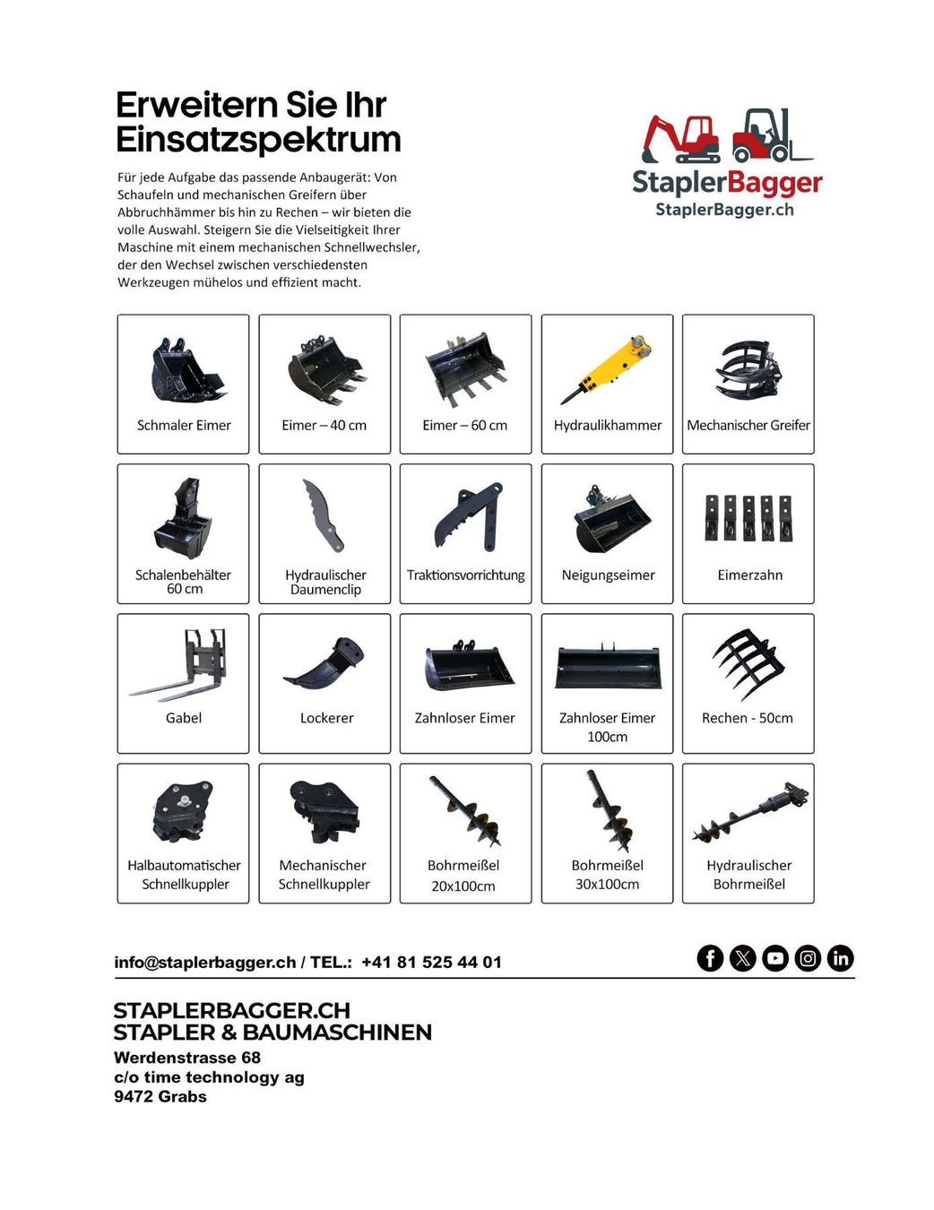Excavateurs: BAGGER 1.2TON - "NEU VERSION" – Neuf (Voir description) à Grabs par Time-tech 6