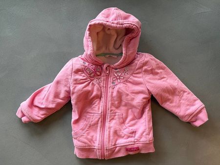 Flauschige Baby-Jacke rosa Gr. 86