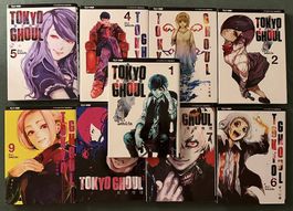 tokyo ghoul, vol 1-9