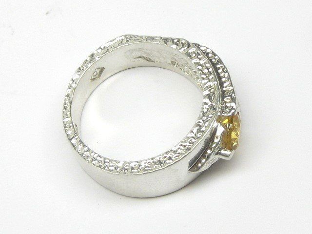Anelli: Vintage Designer Ring Silber 925 + MP Citrin Gr. 57+ – Usato da Ermatingen venduto da Decovin 4