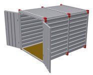 3m Lagercontainer Materialdepot RST-AG