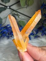 Tangerine Quarz-Cluster