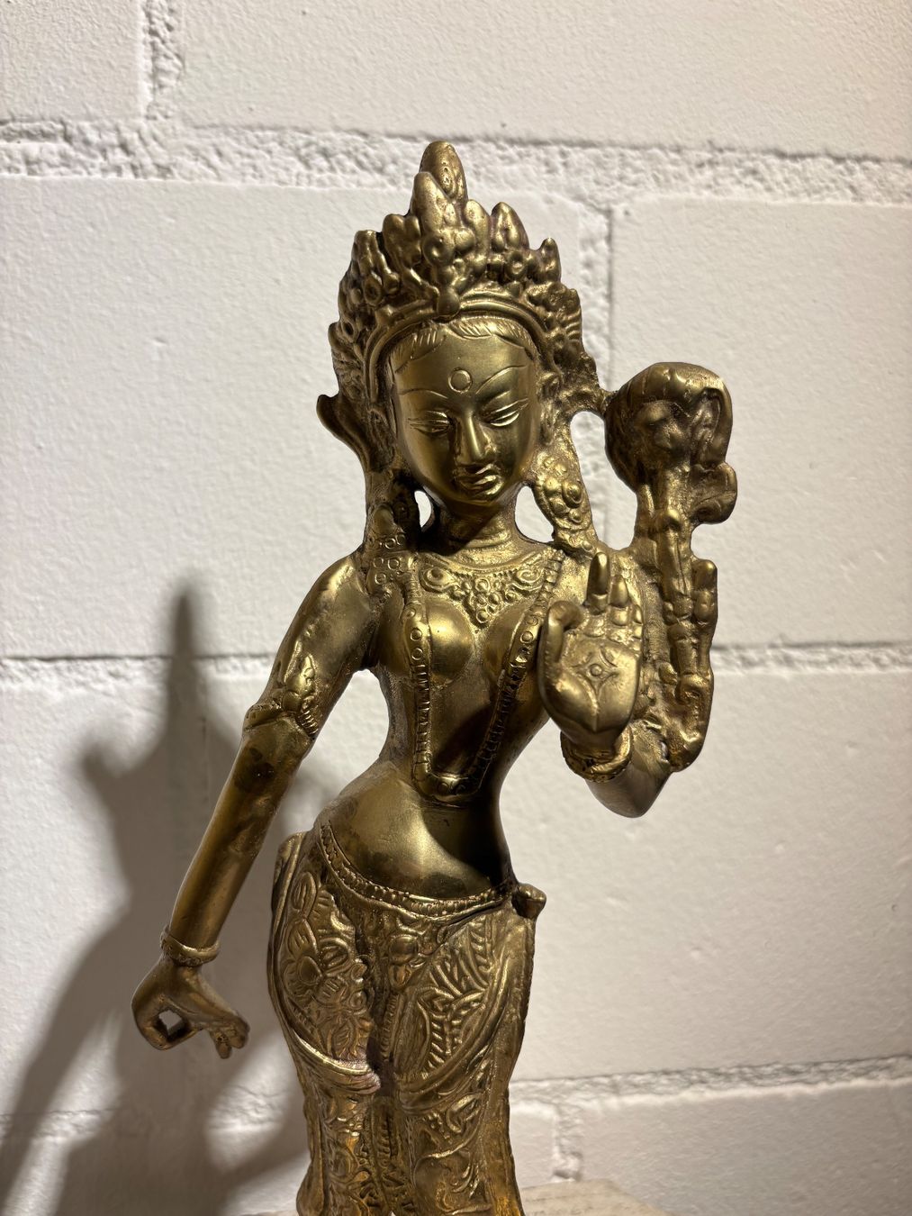 Sculture & Statue: Dewi Tara Messing 29 cm – Usato da Lenggenwil venduto da Unique_ 1