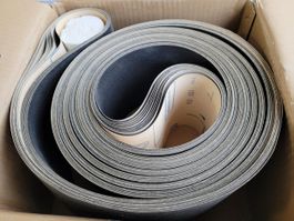 5Stk. SIA Schleifpapier Bänder  6800mm 120 Korn/150 mm breit