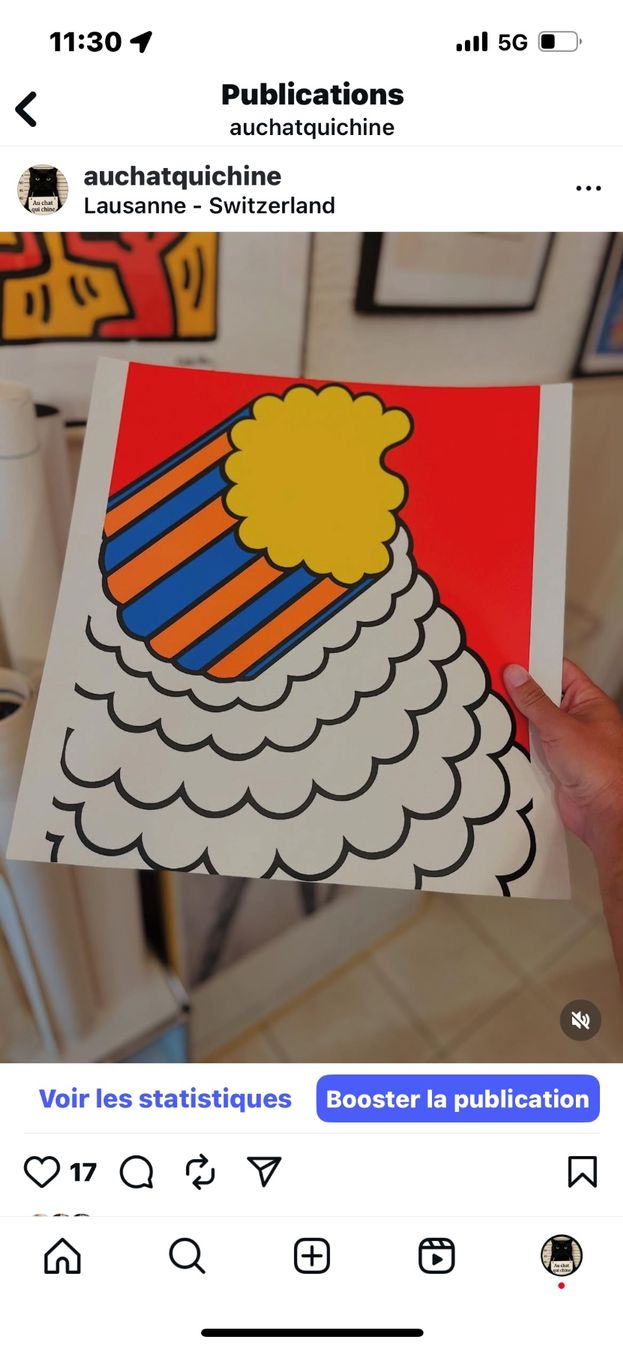 Grafica & Litografie: Serigraphie Nicholas Krushenick – Usato da Montreux venduto da LeVintage33 1