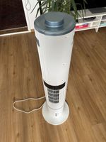 Turmventilator Weiss, mit  unschön bearbeitetem Stecker