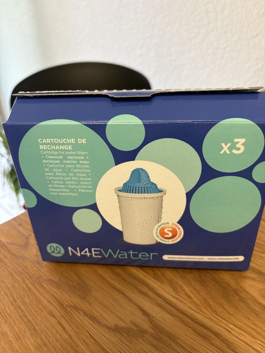 Sanitär: N4EWater Wasserfilter Karaffe mit 3 Filtern neu – Neu und originalverpackt aus Reinach BL von Passionata 2