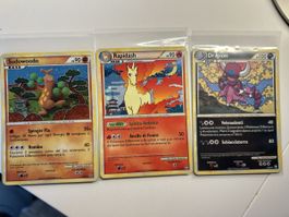 Lot 3 Pokemon Karte Holo (IT)