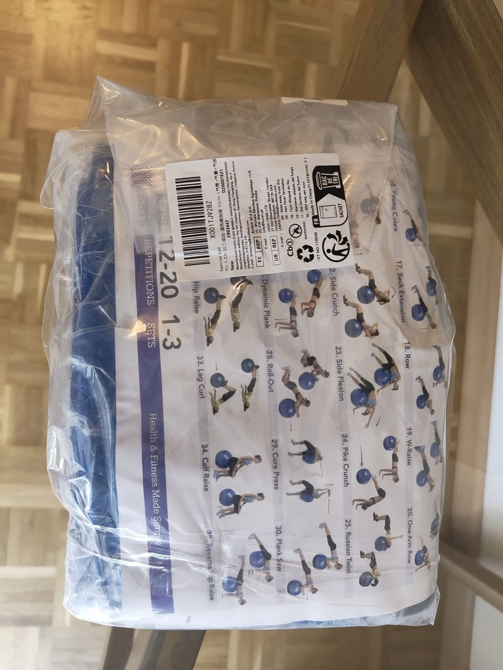 Palloni: Nuovo - palla pilates 55 cm – Nuovo e nell'imballaggio originale da Basel venduto da lor_6tbm 1