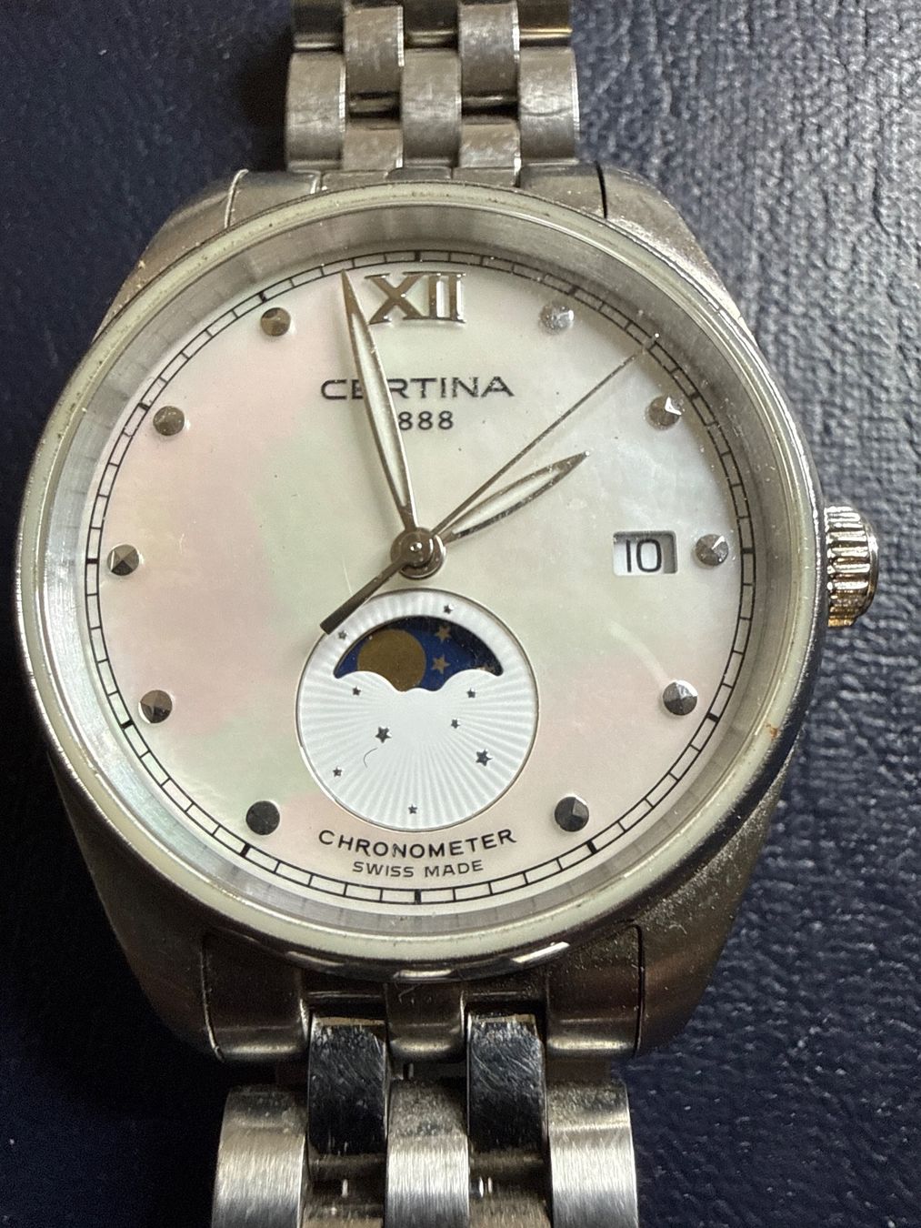 Certina Uhren: Certina Chronometer Mondphase 32 mm Quarz – Gebraucht aus Pfeffingen von Allhandelklgwatches