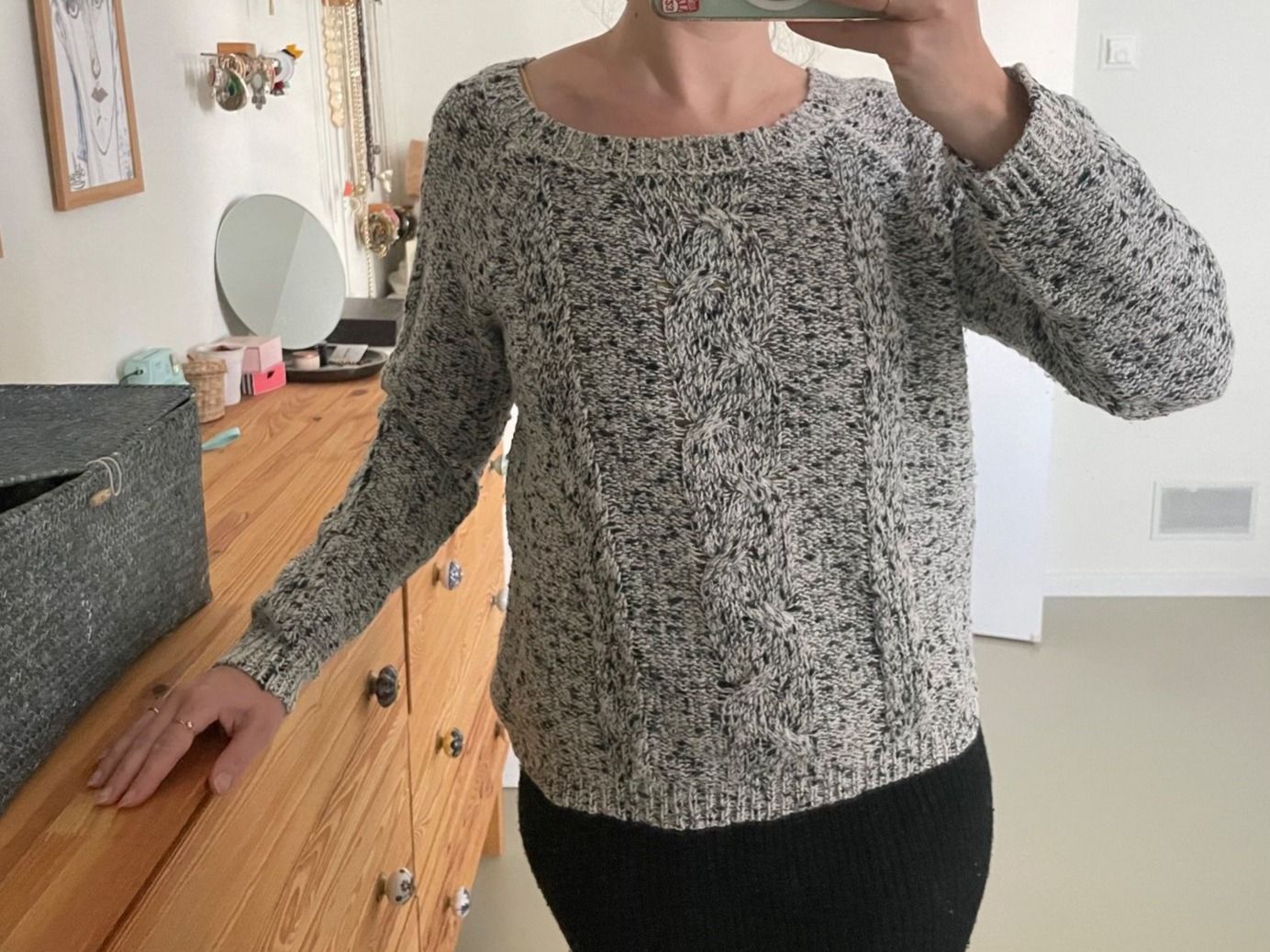 Maglioni & Felpe: Pullover aus grobem Strick, grau meliert, CAMAIEU, Gr. M – Nuovo (secondo la descrizione) da Zürich venduto da AnnaSa 4