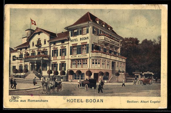 Cartes postales: AK Romanshorn, Hotel Bodan – D'occasion à Berlin par bartko-reher