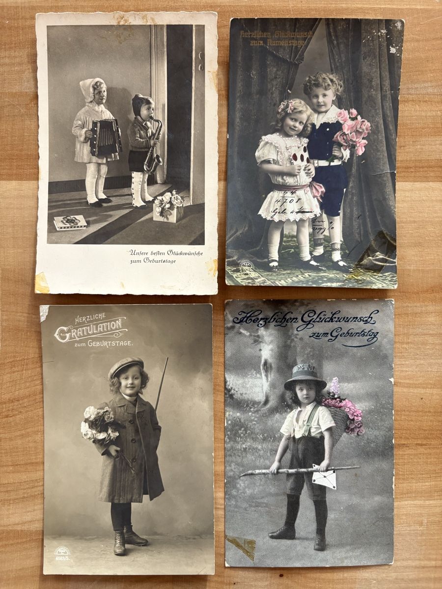 Cartoline postali: AK mit Geburtstags Wünsche / antik – Usato da Rümlang venduto da Kartenpost1