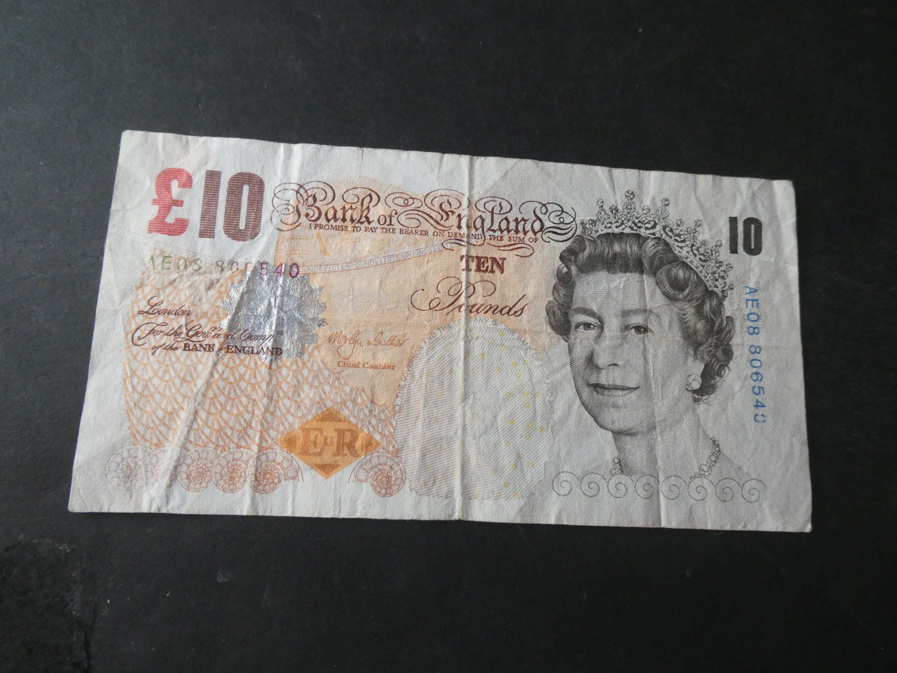 Banconote: Grossbritannien, 10 Pounds – Usato da Hinterforst venduto da Rohusri