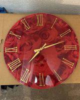 Fresco Wanduhr aus Glas batteriebetrieben