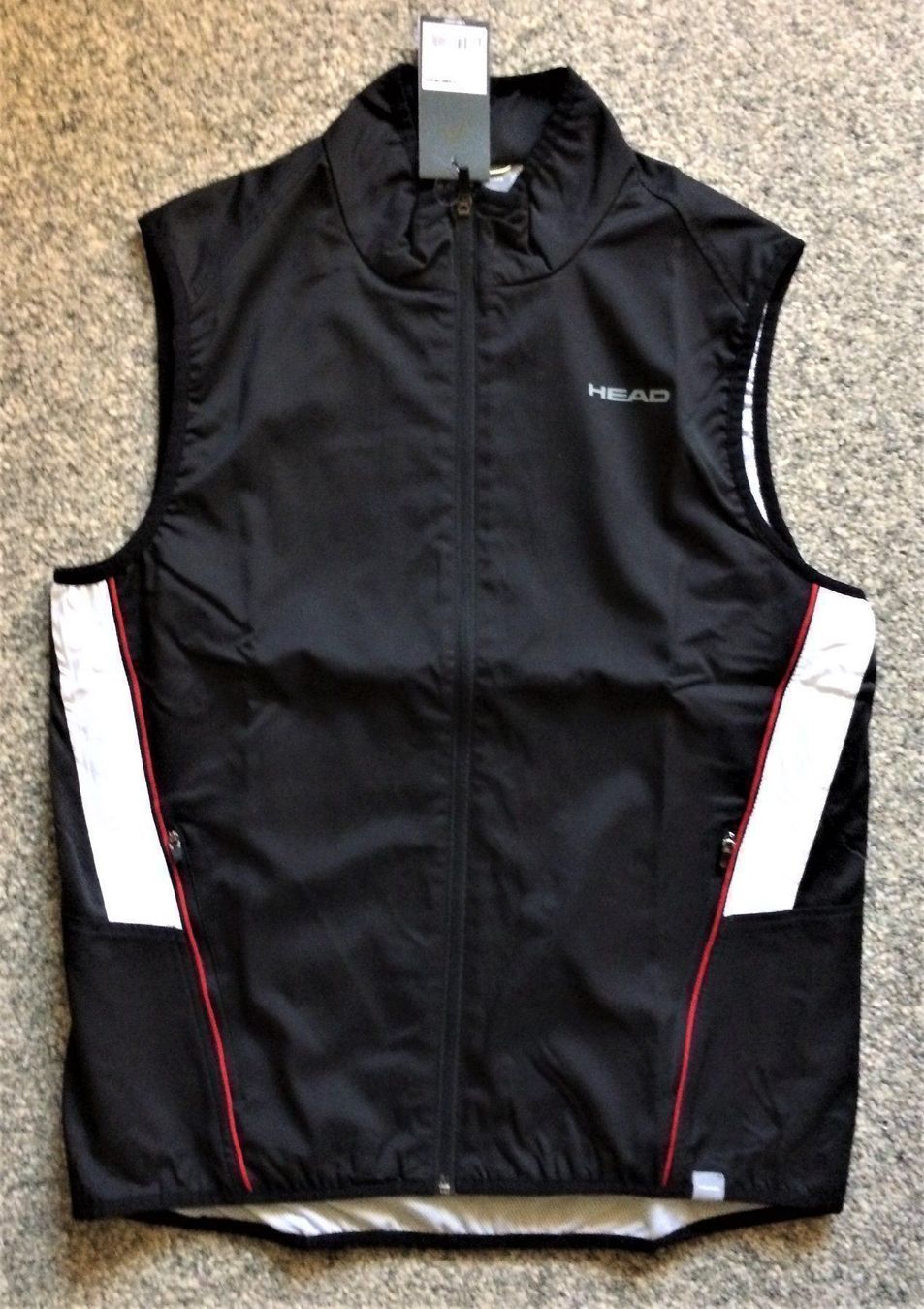 Head Gilet & Giacche: leichte HEAD Herren Weste Gr. S 46-48, Netzfutter, schwarz – Nuovo e nell'imballaggio originale da Adliswil venduto da vette56