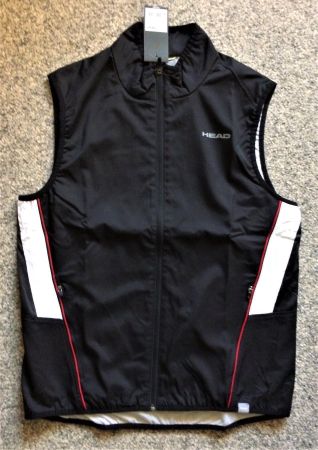 leichte HEAD Herren Weste Gr. S 46-48, Netzfutter, schwarz