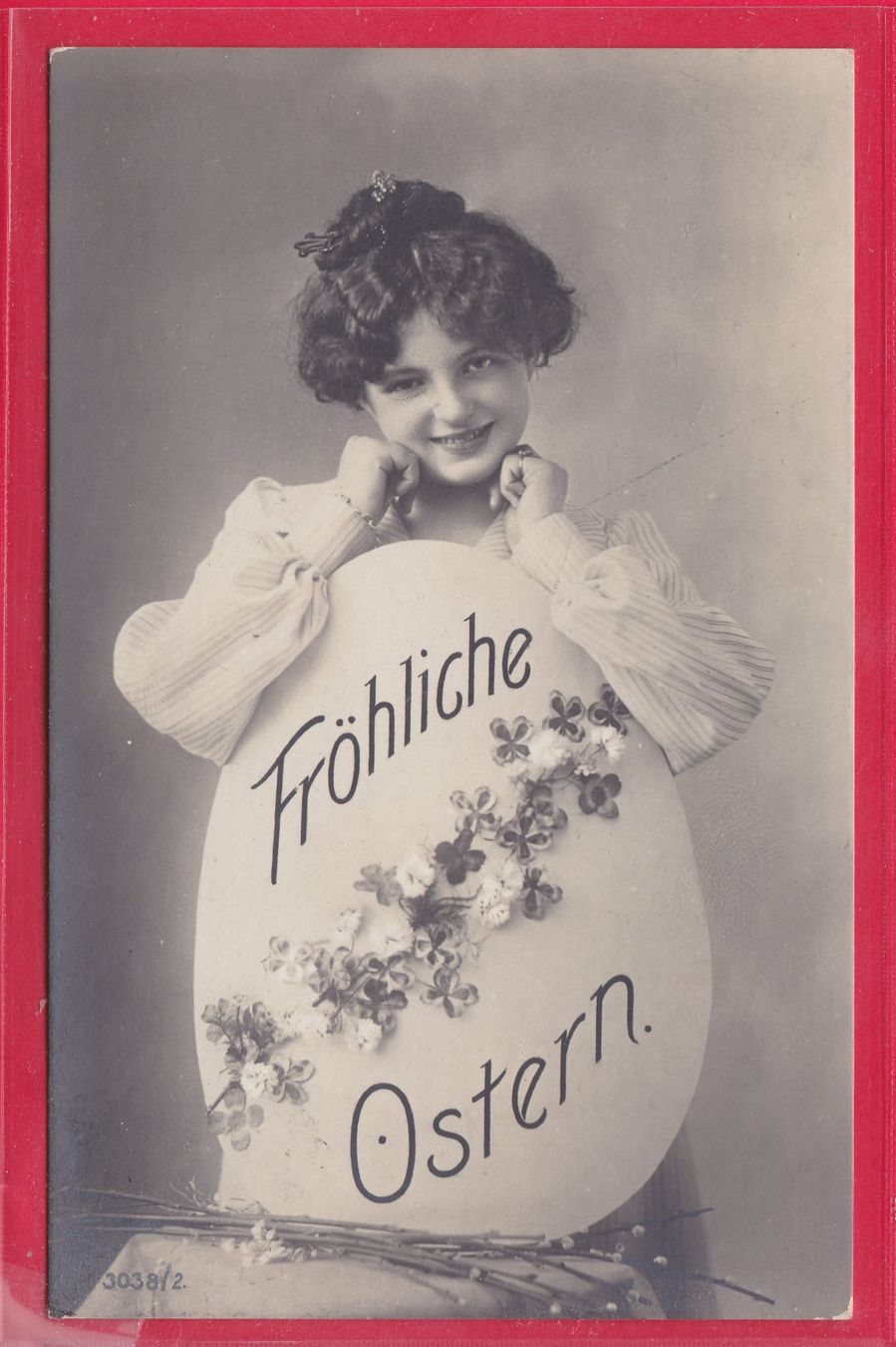 Cartoline postali: FRÖHLICHE OSTERN, 14.4.1906 – Usato da Oberrieden venduto da Gebirgsstelze