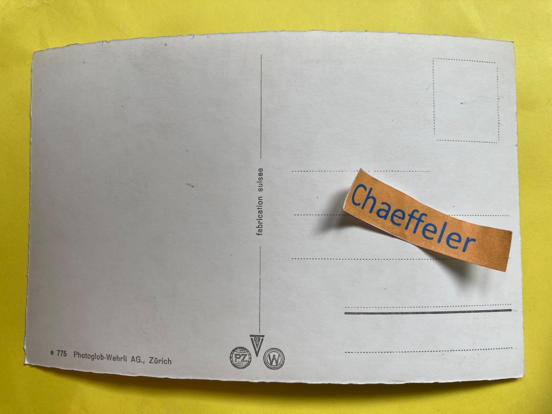 Cartoline postali: Schloss Brunegg – Usato da Zürich venduto da Chaeffeler 1