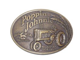 Metall Gürtelschnalle JOHN DEERE Poppin Johnnie