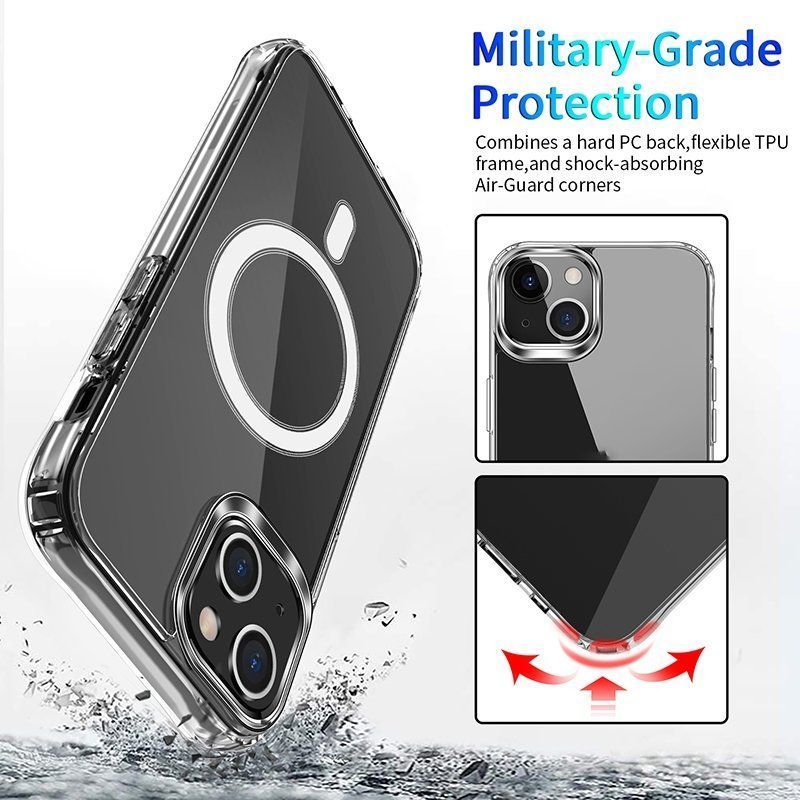 Cover & Protezioni schermo: iPhone 15 PLUS MAGSAFE Hülle Etui CLEAR Case Cover Tasche – Nuovo e nell'imballaggio originale da Volketswil venduto da coverandmore 4