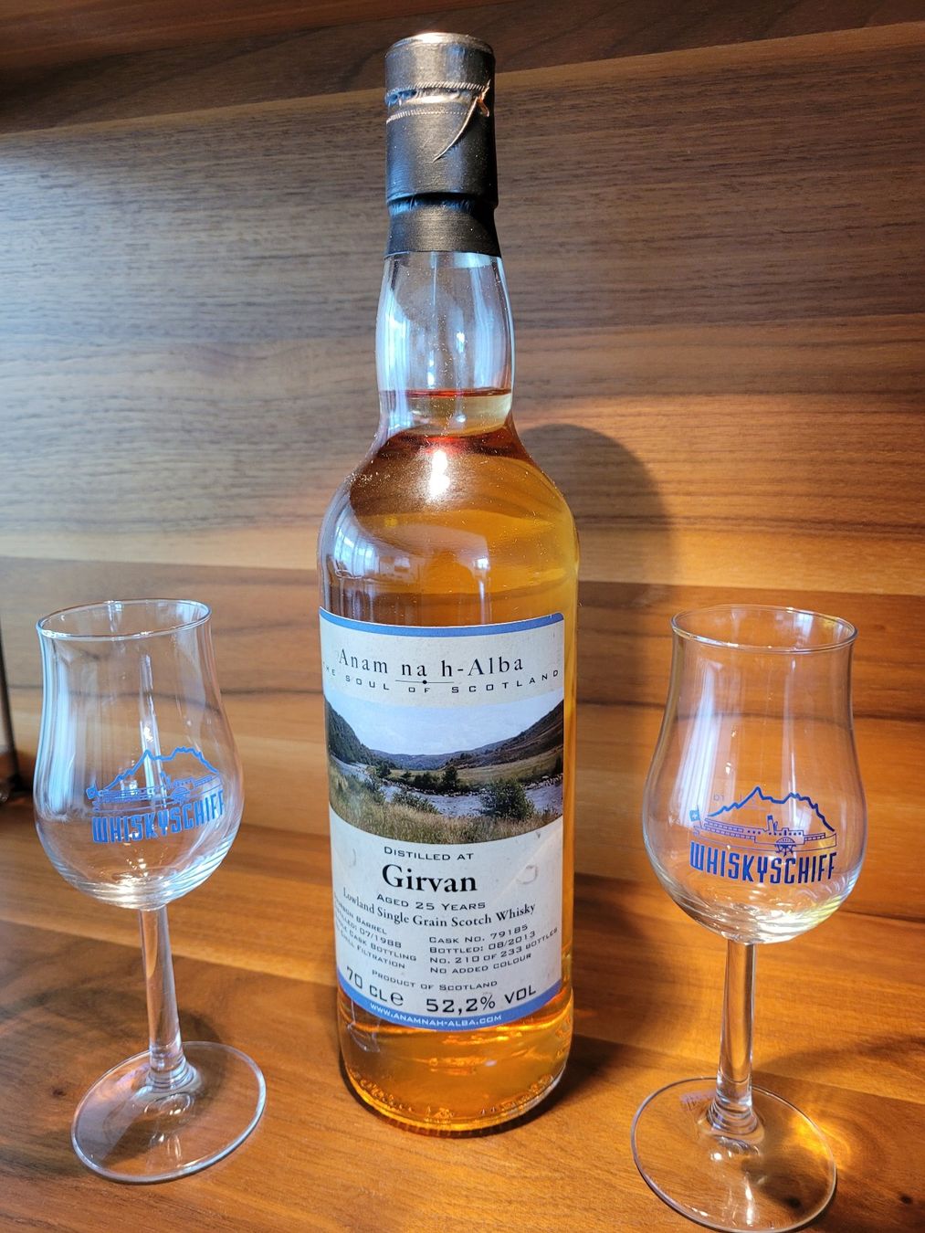 Anam na h-Alba GIRVAN 25 Y Single Grain Whisky 52.2% (Neu (gemäss ...