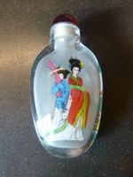 Chinesische Schnupftabakflasche Motiv Frauen Snuff Bottle