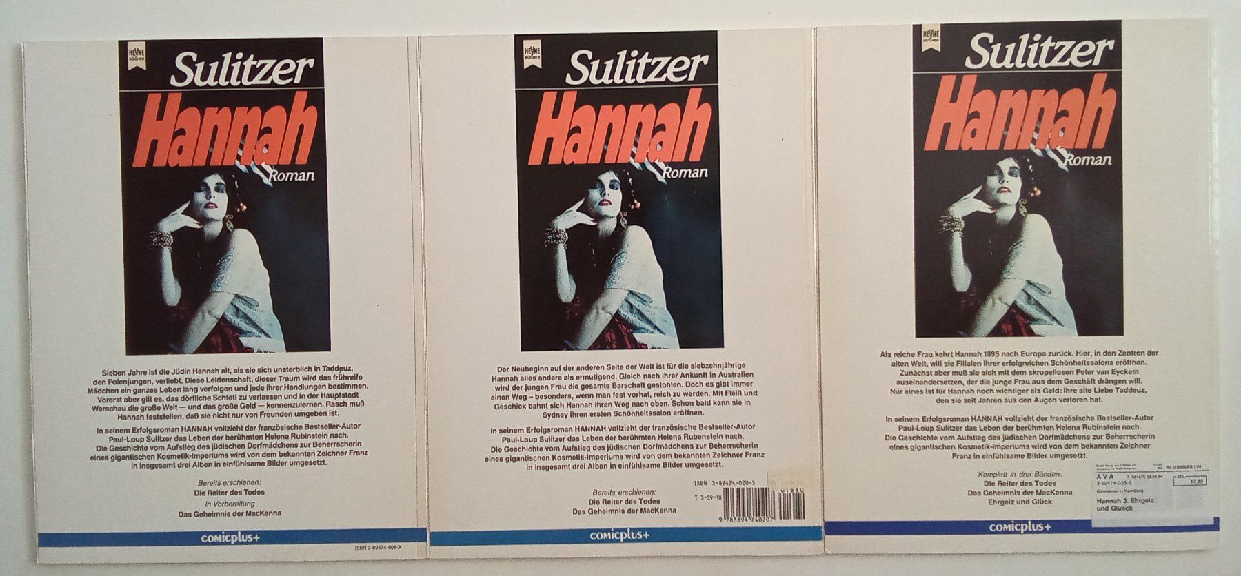 Fumetti: Hannah Band 1 - 3, Comicplus – Usato da Winterthur venduto da andreas.leu 1