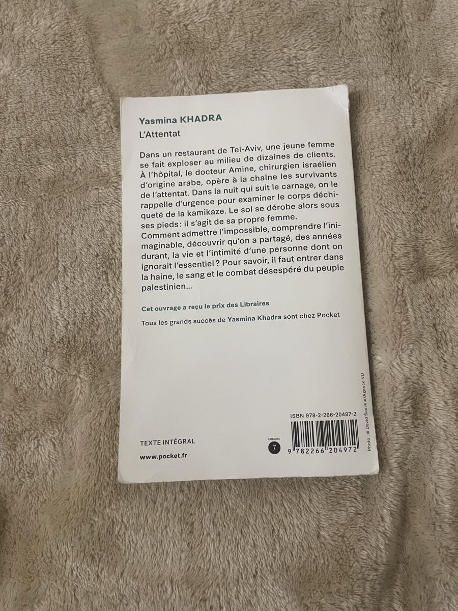 Libri: Yasmina Khadra - L'Attentat – Usato da Zürich venduto da estela22 2