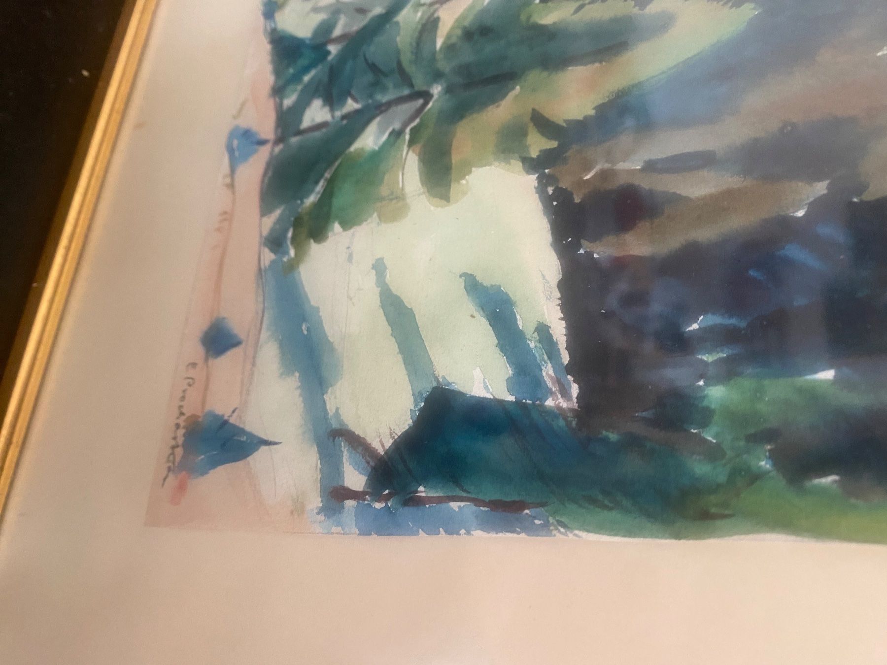 Gemälde: Watercolor Landscape Painting – Gebraucht aus Dietikon von Tdaf33 3