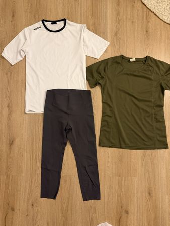 Damen Sport Kleidung Leggings/T-shirts Gr.S