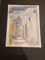 WALTER SAUTTER AQUARELL  MNOGRAMMIERT
