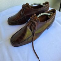 Bally Leder Herrenschuhe 42 Luxus Vintage ⭐4⭐