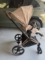 Kinderwagen Cybex Priam 3-teiliges Set beige sehrgut erhalte