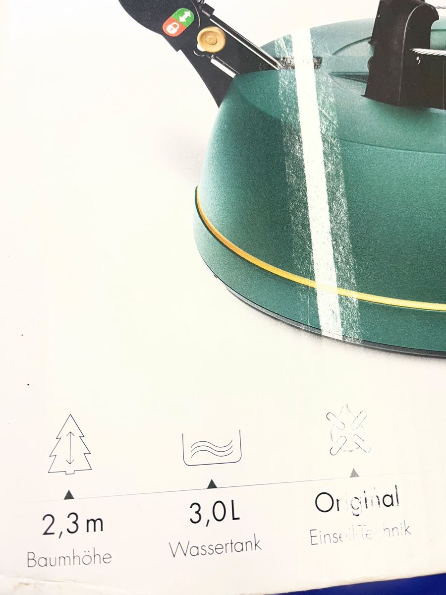 Krinner Basi per albero di Natale: Christbaumständer Krinner Basic M für 2,3 m Baum grün – Usato da Wiggen venduto da Antoniotto 1
