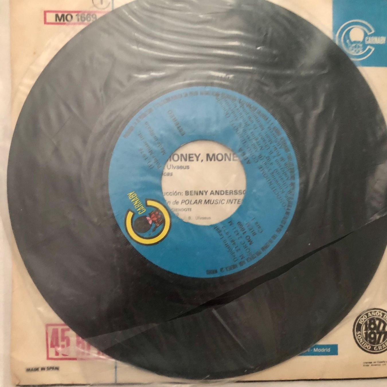 Dischi in vinile: ABBA Rarität Single Vinyl Original – Usato da Wettingen venduto da ABBA-Retro 1
